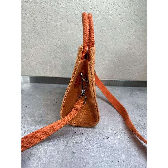 End Systemic Racism ESR Brandon Blackwood Orange Canvas Mini Tote Purse Bag - Picture 4 of 12